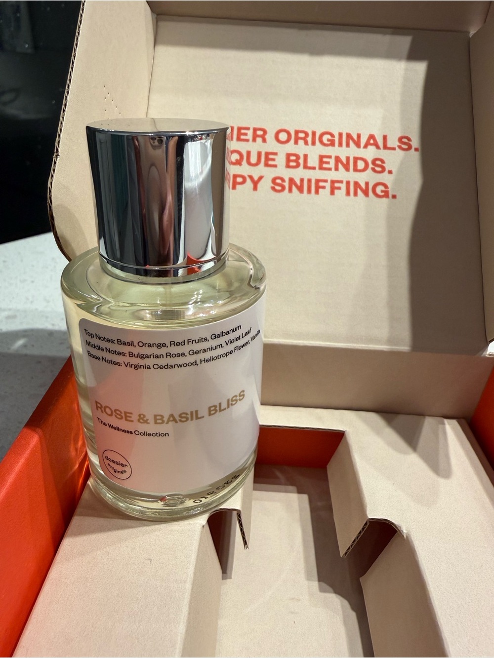 Dossier Rose & Basil Bliss - Women's Fragrance